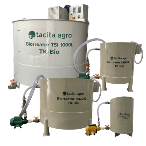 Linha de biorreatores TSI da Tacita Agro